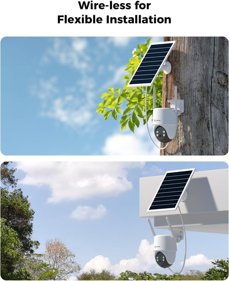 solar powered security camera