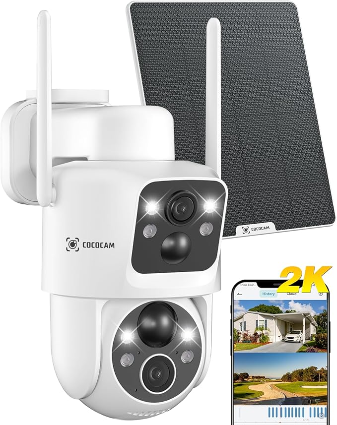 dual camera security Camera
